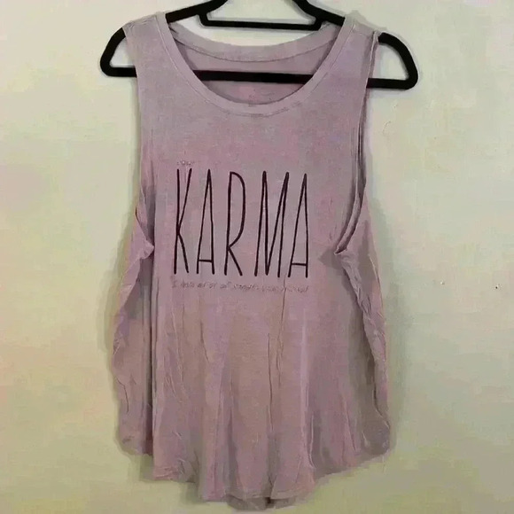 Yogalicious KARMA Tank Size M Racerback - Picture 1 of 6